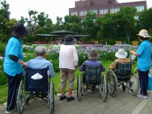 グループホームゆめの里　菖蒲園見学